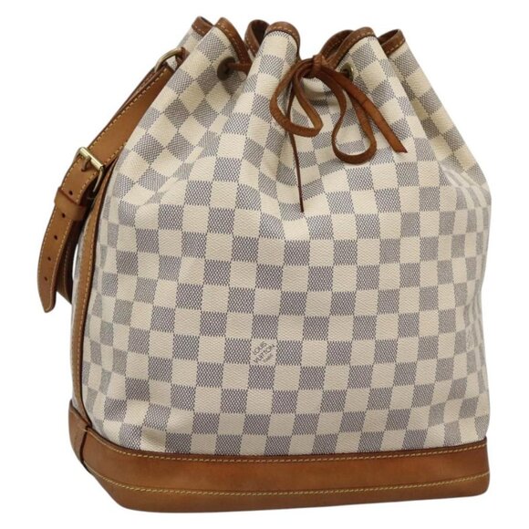 LOUIS VUITTON Damier Azur Noe Shoulder Bag N42222 LV Auth EC723 - Picture 1 of 16